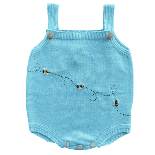 Baby Knit Overall Bee