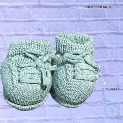 Baby Knit Shoes Sneaker Mint Green