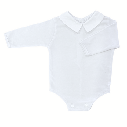 Baby Long-Sleeve Bodysuit with Traditional V Neck