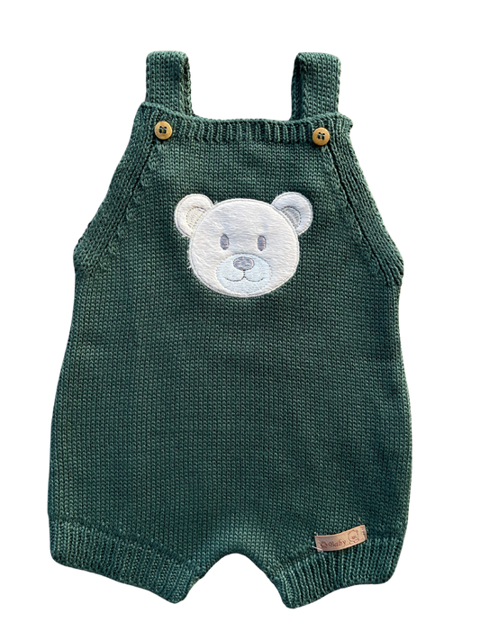 Baby Knit Overall Bear