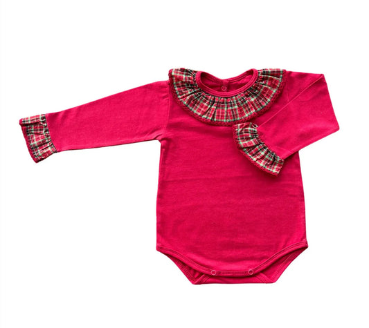 Baby Long-Sleeve Bodysuit Christmas Oval Neck