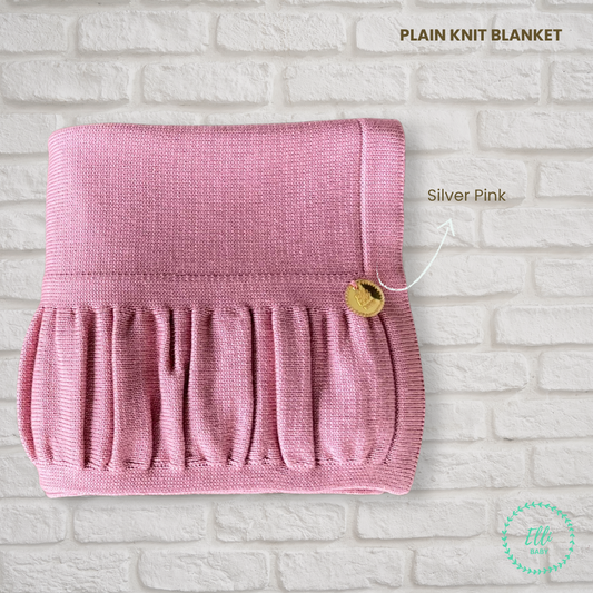 Baby Blanket Ruffled Knit